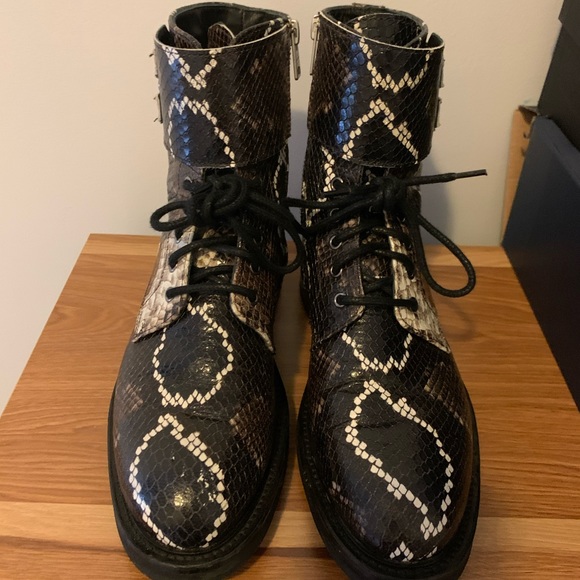 ALLSAINTS BRIGADE LEATHER BOOT - Picture 4 of 4